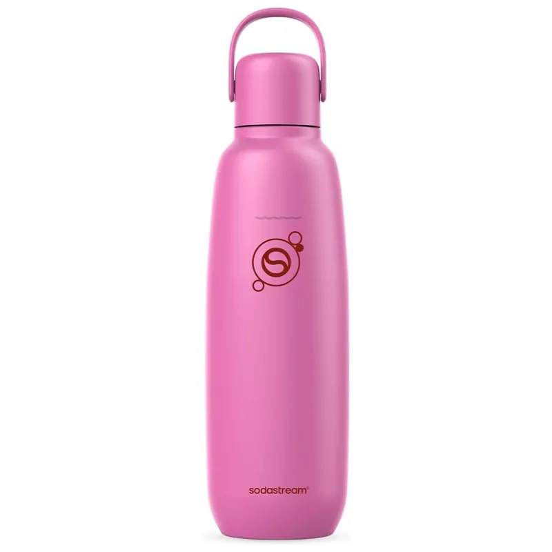 Sodastream Fizz & Go flaske i rustfrit stål 0,9 l, guava