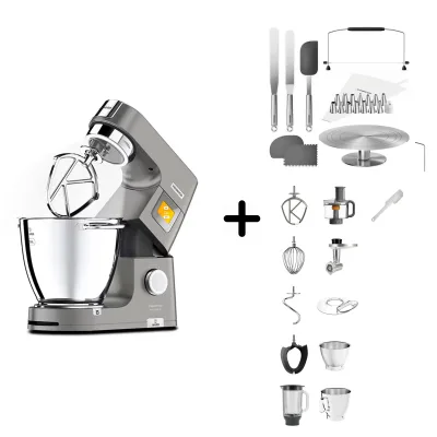 Kenwood Chef Patissier XL køkkenmaskine + KWSD100 sæt til kagedekoration