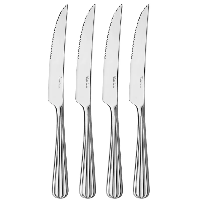 Robert welch Palm Bright V steakkniv, 4 stk.