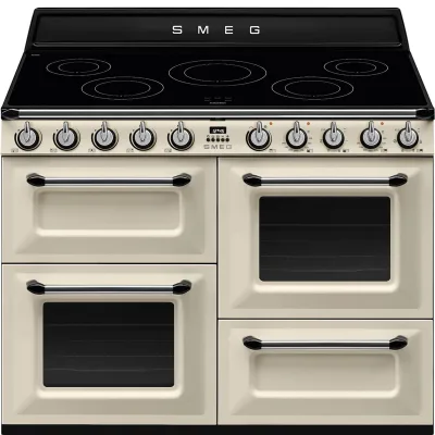 Smeg TR4110IP2 Victoria komfur med 3 ovne 110 cm, creme