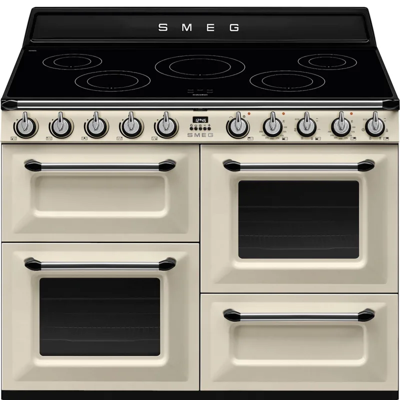 Smeg TR4110IP2 Victoria komfur med 3 ovne 110 cm, creme