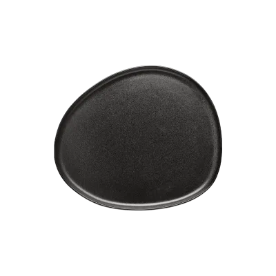 Raw Organic middagstallerken - Titanium Black