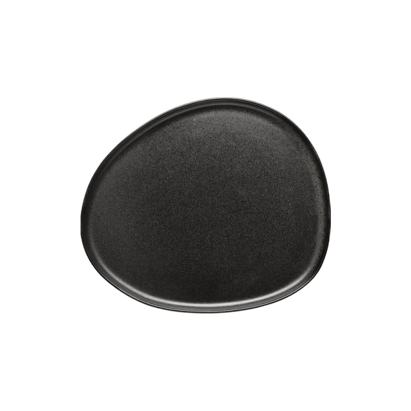 Raw Organic middagstallerken - Titanium Black