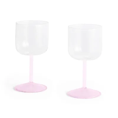 Hay Tint Vinglas Clear Jade L-Pink L-Pink 2stk