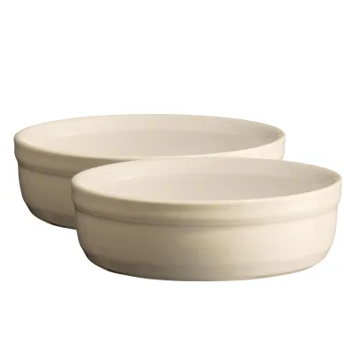 Emile henry Crème brûlée forme, cream, 2 stk.