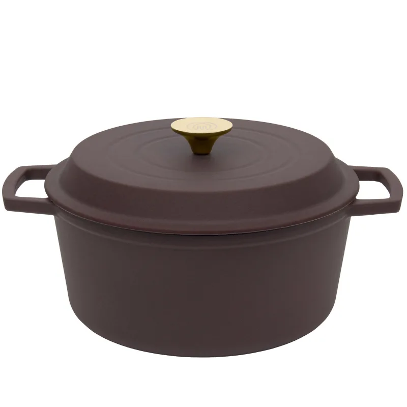 Mareld Støbejernsgryde 5 liter, plum