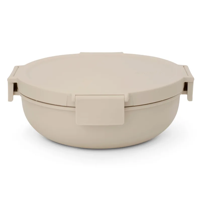 Brabantia Make & Take salatskål 1,3 liter, soft beige
