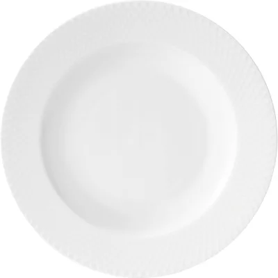 Lyngby porcelæn Rhombe dyb tallerken, 23 cm.
