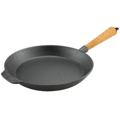 Carl victor Støbejernstegepande 24 cm, bøg