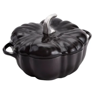 Staub La Cocotte Græskar støbejernsgryde 24 cm / 3,5 liter, sort