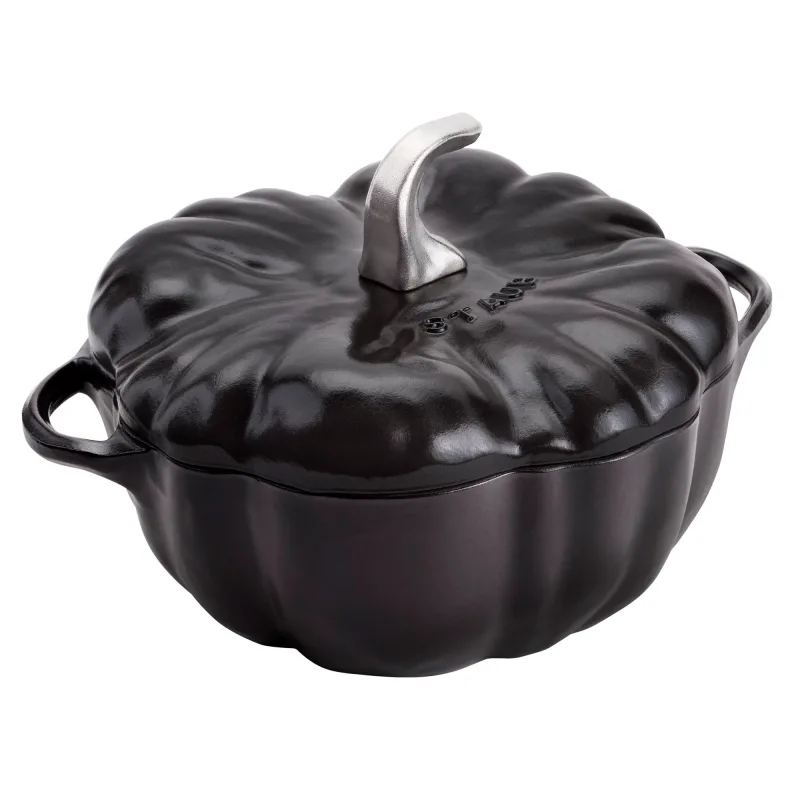 Staub La Cocotte Græskar støbejernsgryde 24 cm / 3,5 liter, sort