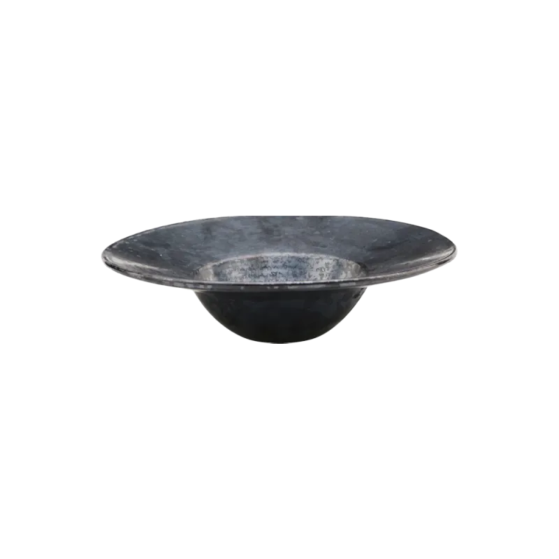 Pion pastatallerken Ø25 cm - Sort/brun