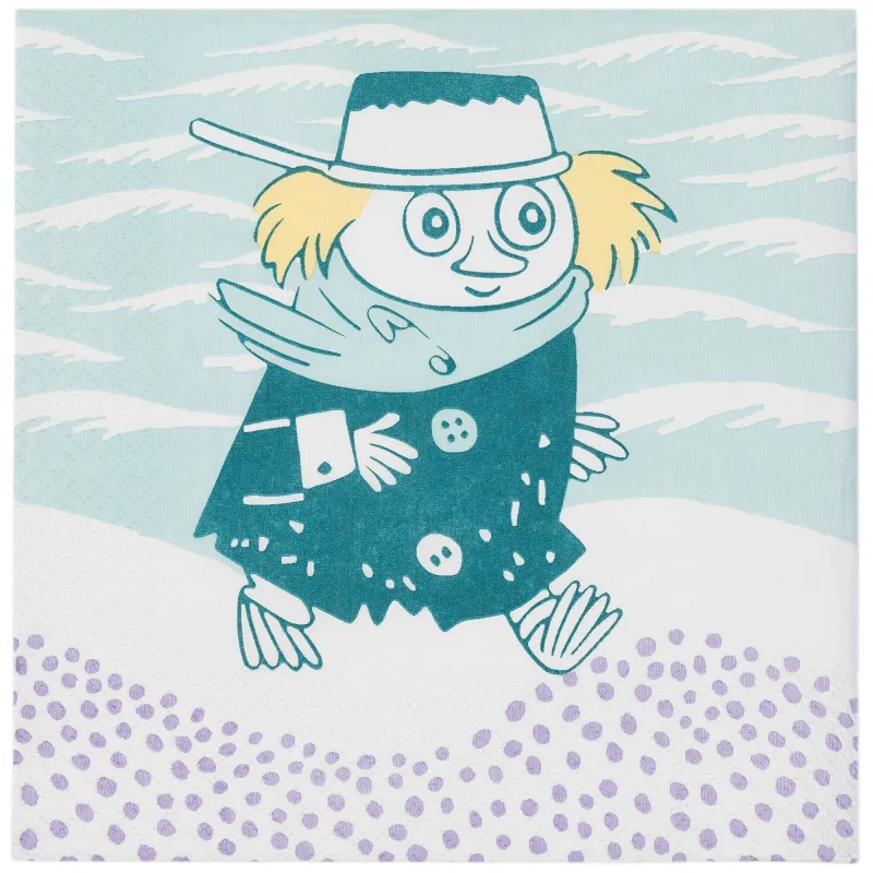 Moomin arabia Arabia Mumin En dag på stranden Papirserviet 33 cm