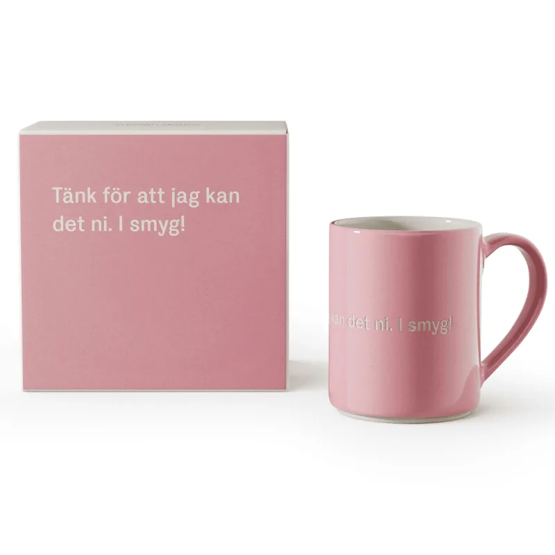 Design house stockholm Astrid Lindgren krus 35 cl, tänk för att jag kan