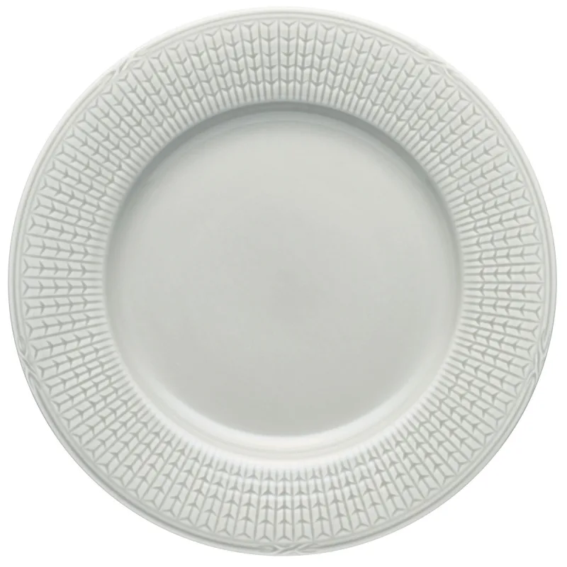 Rörstrand Swedish Grace tallerken, 24 cm, dimma