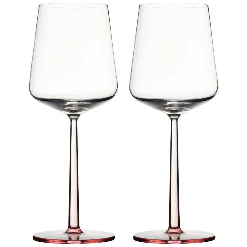 Iittala Essence rødvinsglas 45 cl, rosa, 2 stk.