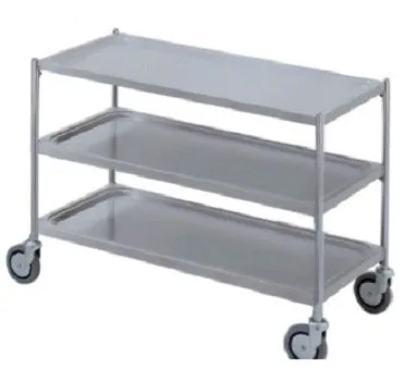 Servicevogn med 3 hylder, 1200mm