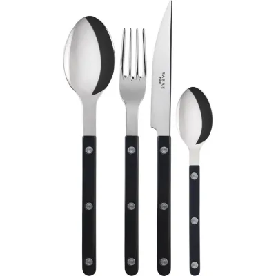 Sabre paris Bistrot Solid bestiksæt 4 dele, sort