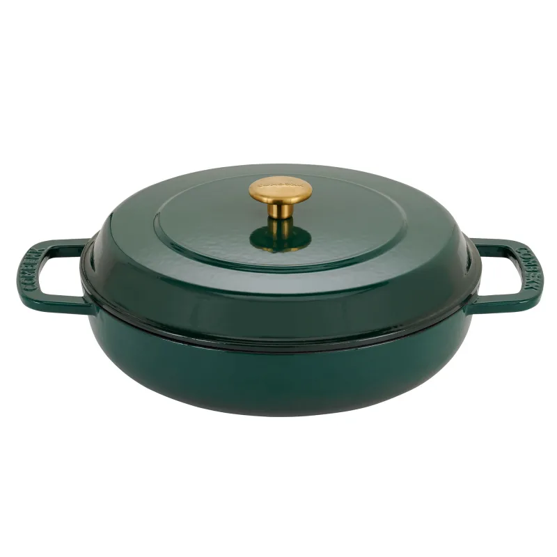 Combekk Lav gryde med låg Ø28 cm/5 liter, grøn