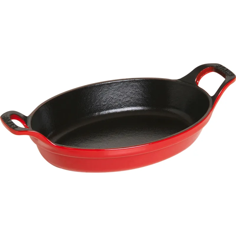 Staub Ovnfast form 21 cm, kirsebærrød
