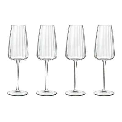 Luigi Bormioli Optica Champagneglas 21 cl, 4 stk.