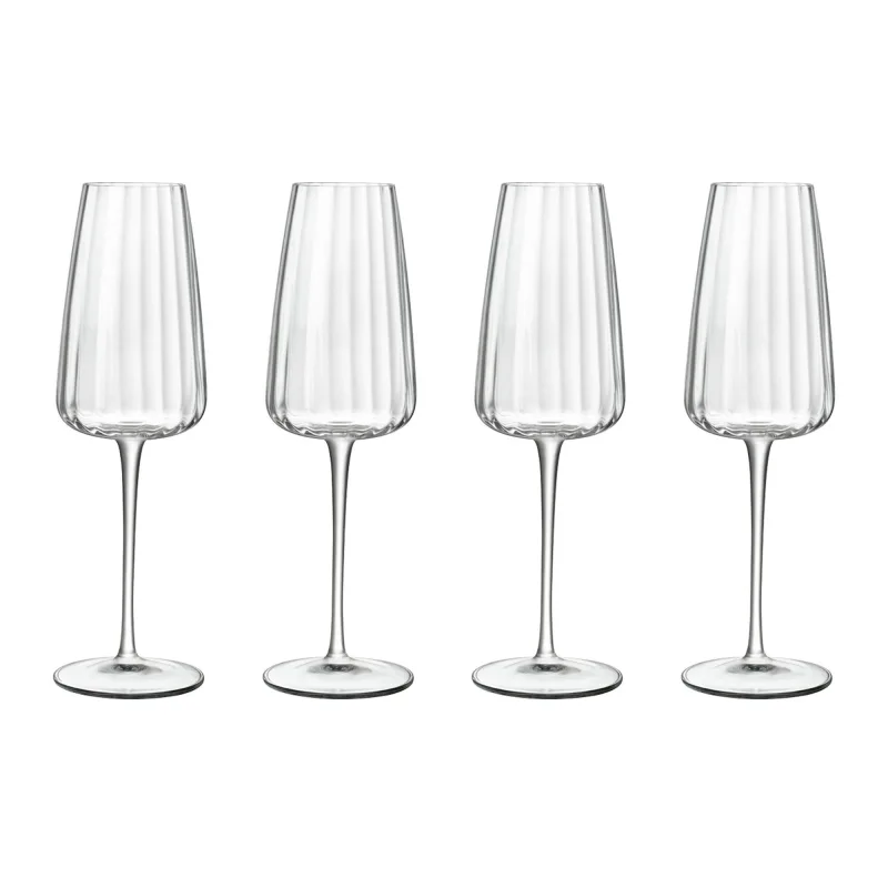 Luigi Bormioli Optica Champagneglas 21 cl, 4 stk.