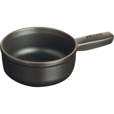 Staub Fonduegryde i støbejern 12 cm, sort