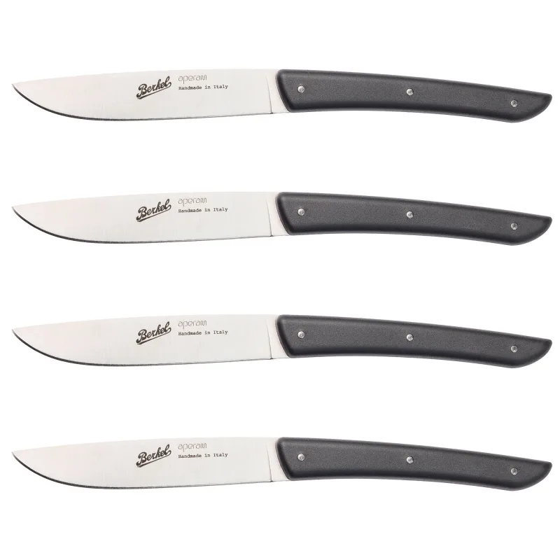 Berkel Steakkniv 4 stk, sort