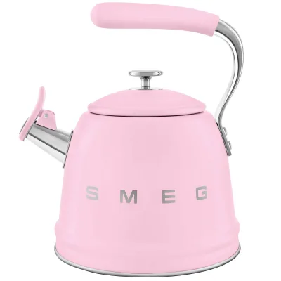 Smeg Vandkedel med fløjte 2,3 liter, rosa