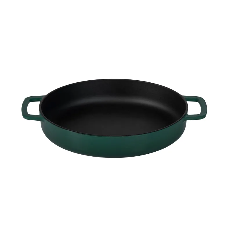 Combekk Støbejernspande Ø28 cm, grøn