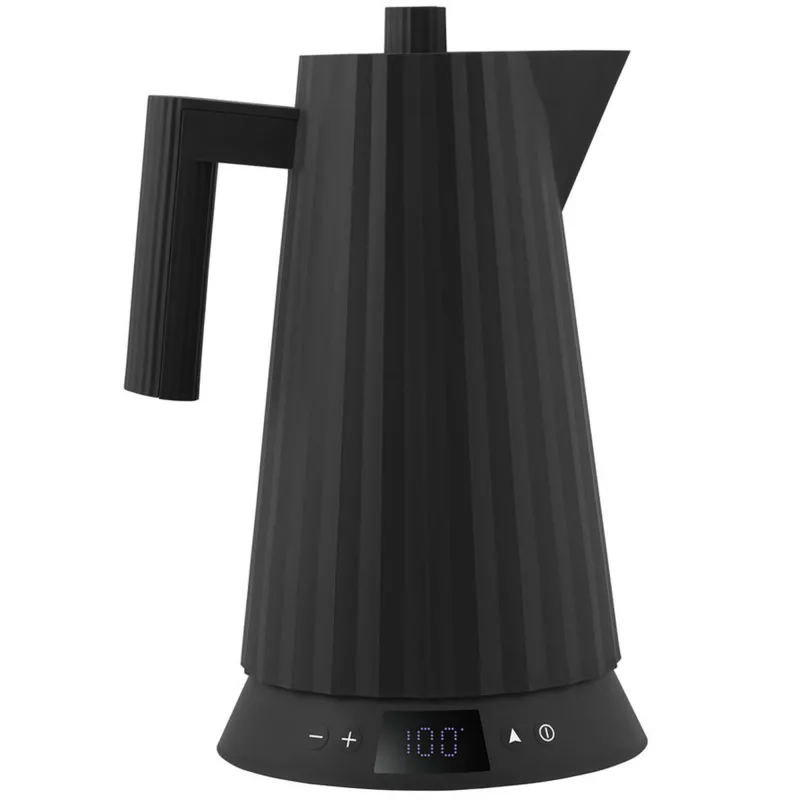 Alessi Elkedel med temperaturkontrol 1,7 liter, sort