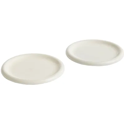 Hay Barro tallerken Ø24, offwhite, 2-pack