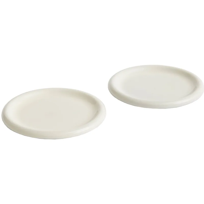 Hay Barro tallerken Ø24, offwhite, 2-pack