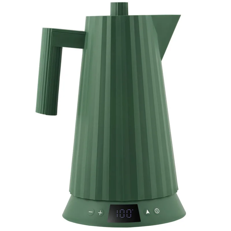 Alessi Elkedel med temperaturkontrol 1,7 liter, grøn