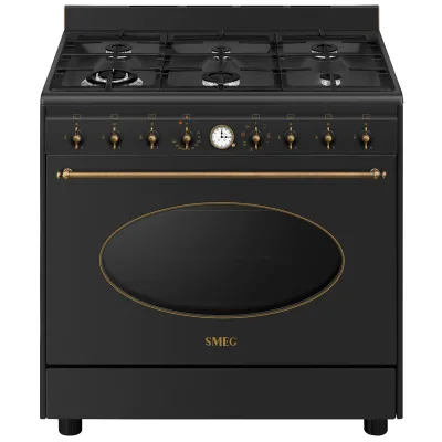 Smeg CO90GMAN2 Colonial gaskomfur 90 cm, antracit