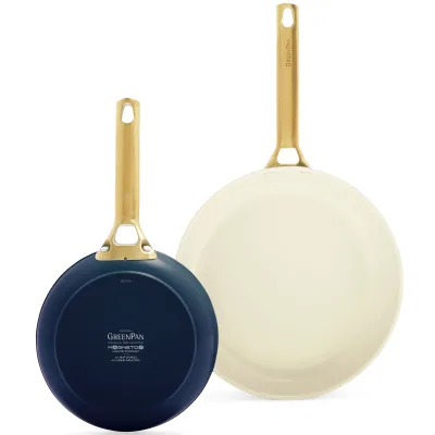 Greenpan Padova stegepandesæt 20 + 26 cm, oxford blue