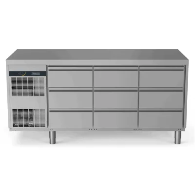 Zanussi kølebord 440L - 9x skuffer