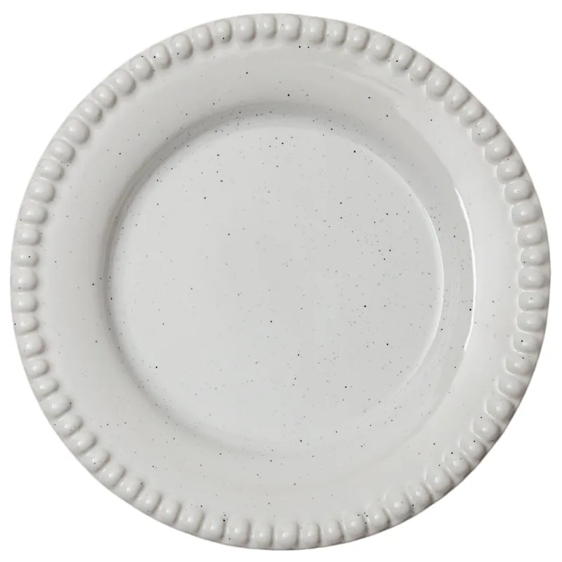 Potteryjo Daria tallerken 18 cm. 2 stk., cotton white shiny