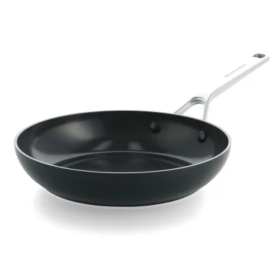 Kitchenaid Advanced Hard Anodized stegepande 24 cm, sort