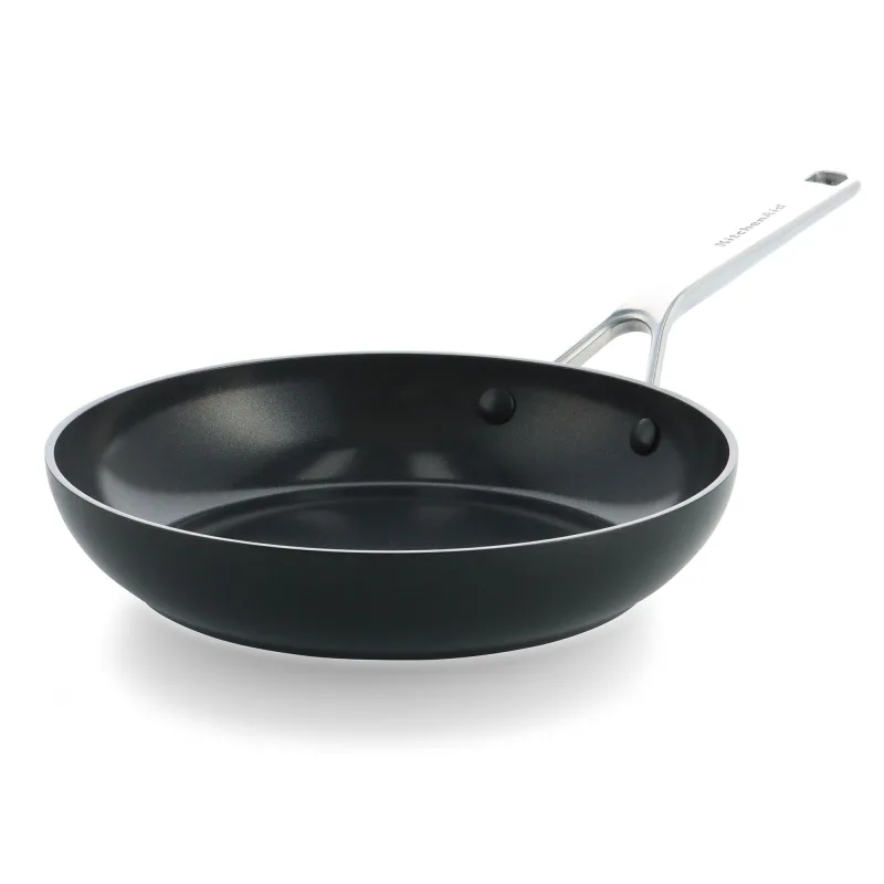 Kitchenaid Advanced Hard Anodized stegepande 24 cm, sort
