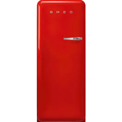 Smeg FAB28LRD6 Køleskab Med Fryser 153cm Venstrehængt Rød