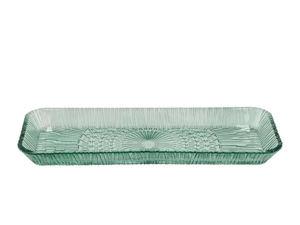 Bitz Kusintha Serveringsfad 38x14 cm. Grøn
