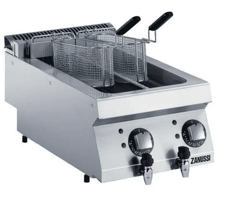 Friture dobbelt elektrisk bordmodel 2x5 liter Zanussi