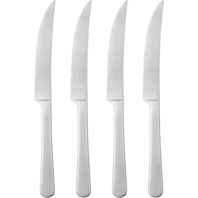 Georg jensen Copenhagen spisekniv med langt skaft, 4 stk.