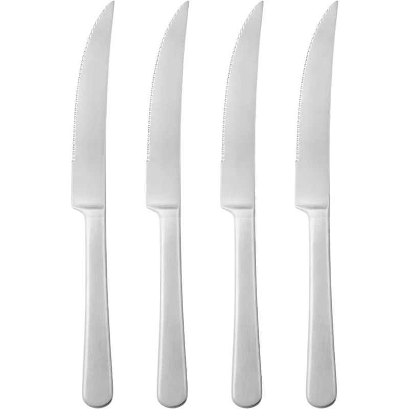 Georg jensen Copenhagen spisekniv med langt skaft, 4 stk.