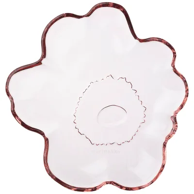 Marimekko Unikko tallerken 13 cm, rosa glas