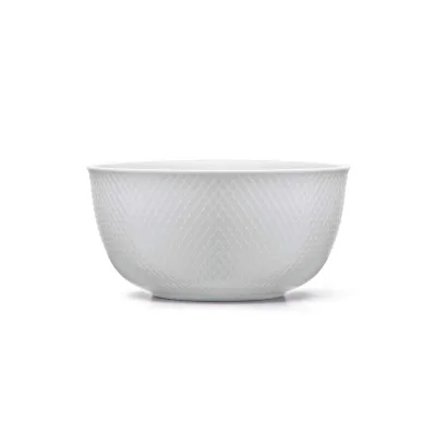Lyngby porcelæn Rhombe serveringsskål Ø 22 cm.