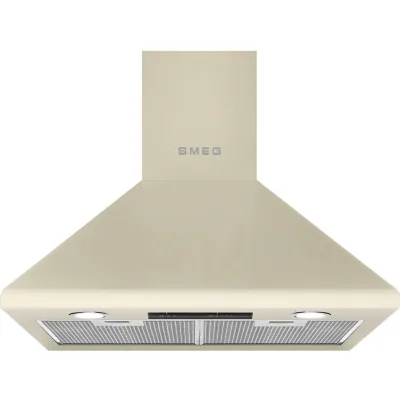 Smeg KSED65PE 60cm Universal Vægmonteret Emhætte, Creme