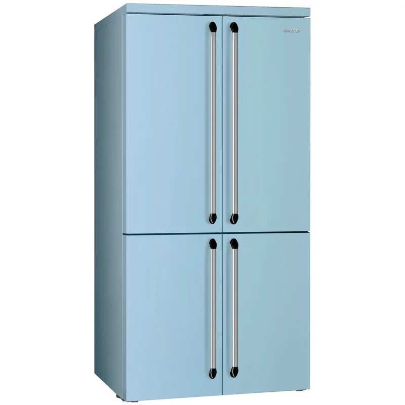 Smeg FQ960PB6 Victoria French door-køle-/fryseskab, pastelblå