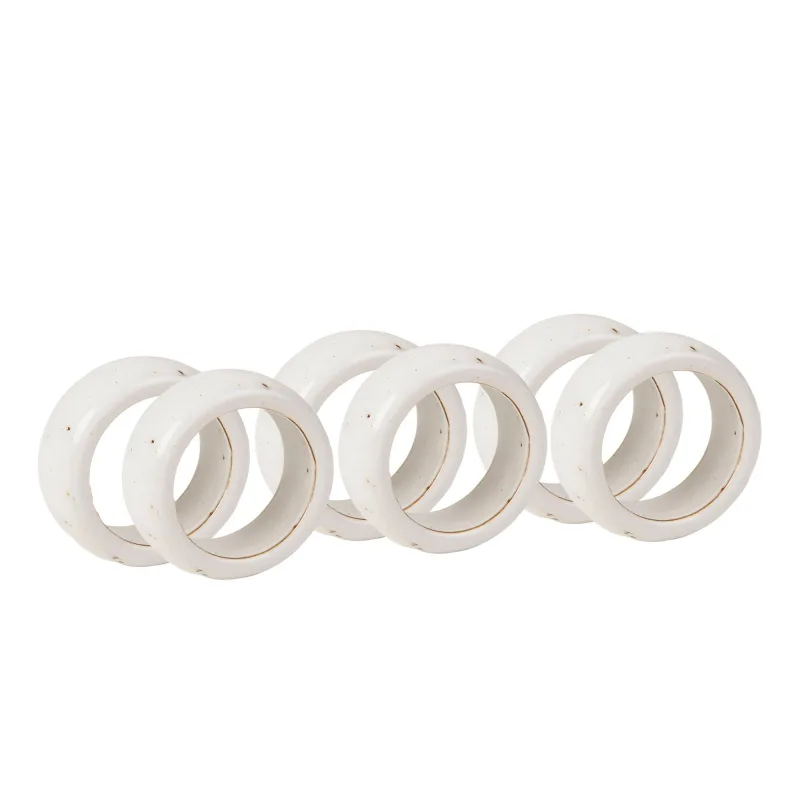 Broste Nordic Vanilla servietring 6 stk.